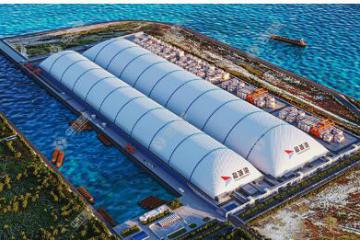 中成空間港口氣膜專研技術 | 無懼復雜地質 輕松適應軟地基