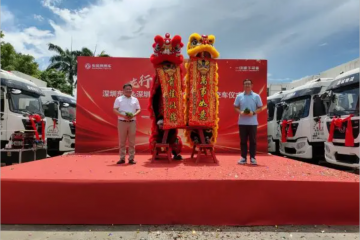 龍行天下 以客為先 龍擎捷報！30臺東風(fēng)天錦KR交付深圳國城