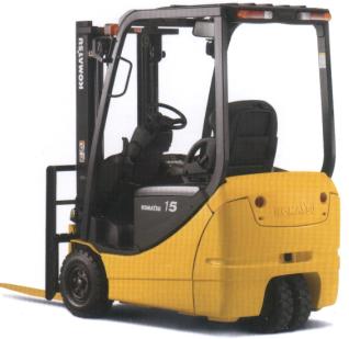 廣州天力: 小松三輪電動平衡重叉車 FB18G-12 