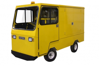 1.0-2.0帶貨箱電動平板搬運車