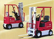 豐田3系列0.9噸四輪電動(dòng)叉車(chē)