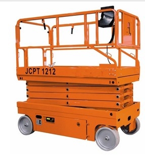 JCPT1212剪叉式高空作業(yè)平臺,全電動升降機，12米高空升降平臺
