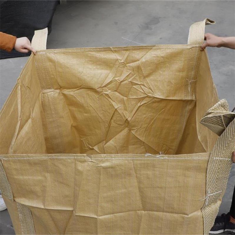 全新黃色再生料噸袋太空袋集裝包污泥預壓袋 