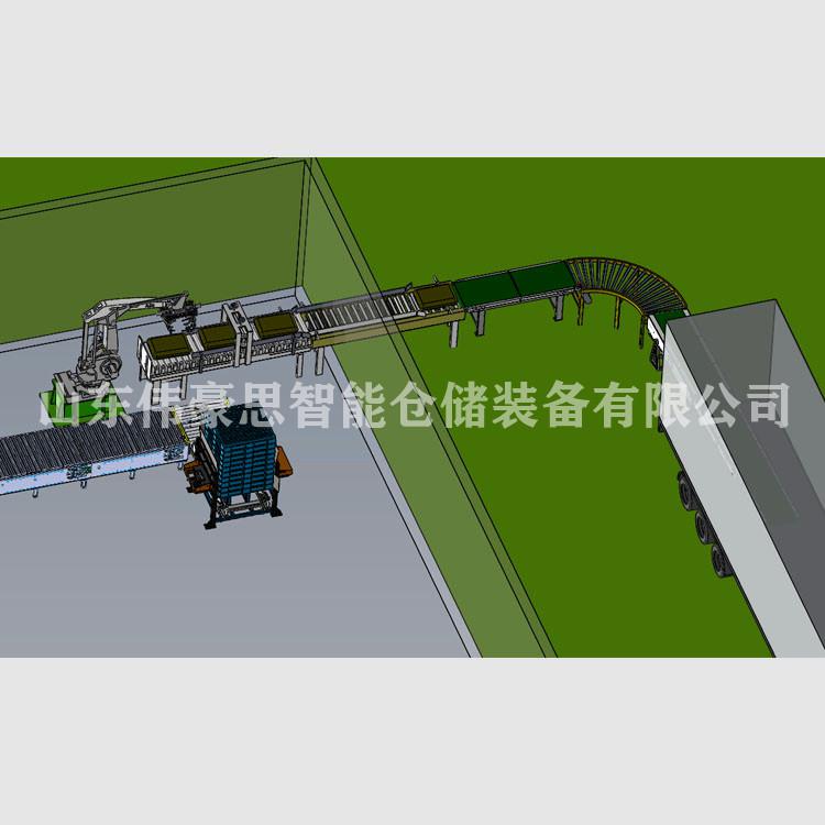 山東全自動裝車機報價 面粉裝車機器人供應商