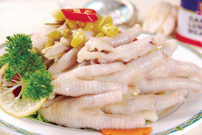加拿大自制泡椒冷凍雞爪食品網紅檸檬天津港進口報關清關