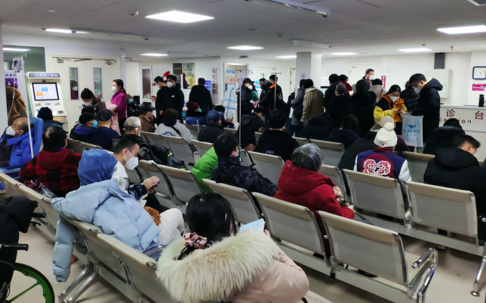 北京發熱門診 嚴燦/攝